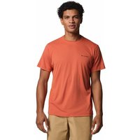 COLUMBIA Herren Shirt Zero Rules Light SS Crew, Größe M in Braun