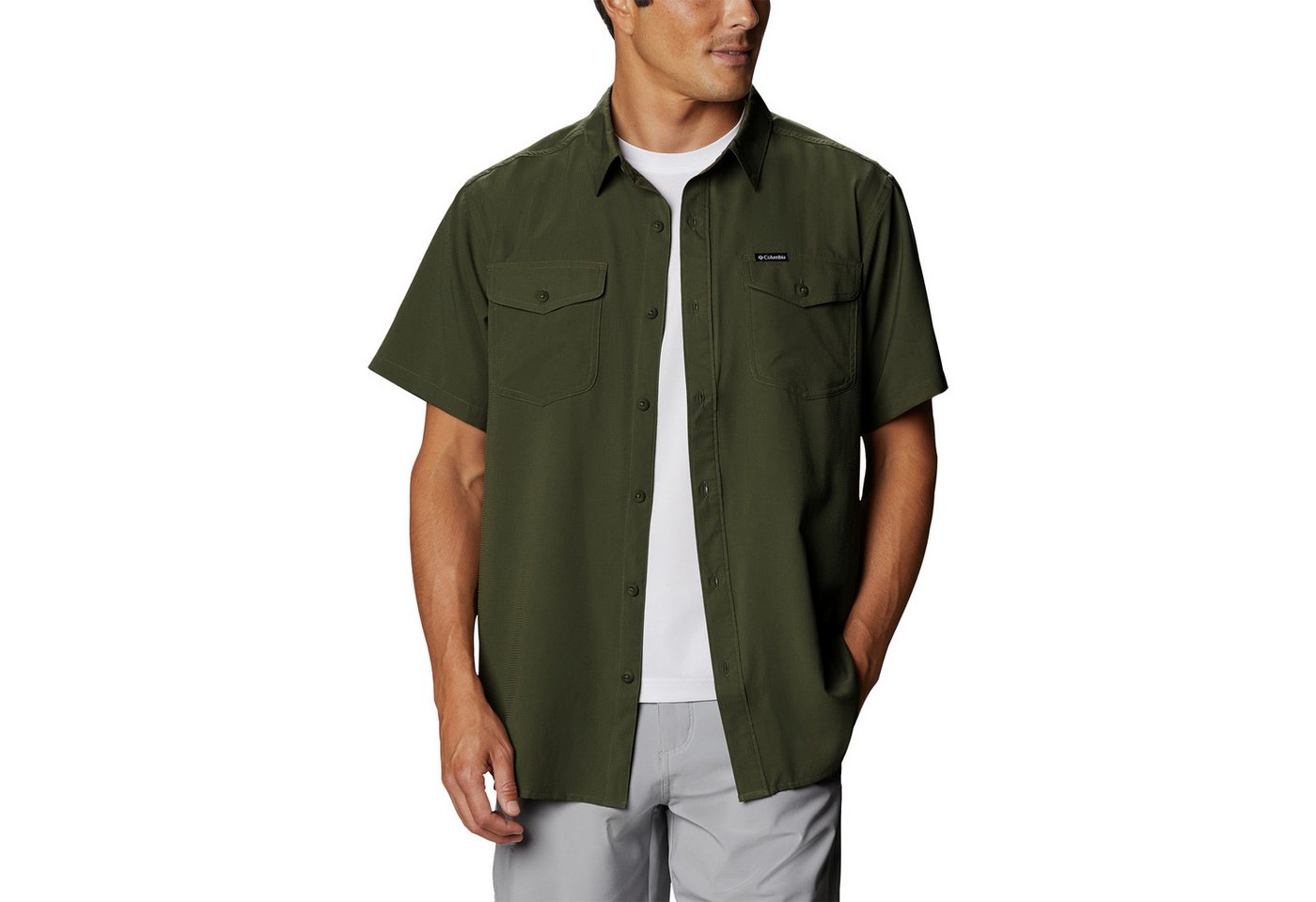 Columbia Outdoorhemd Utilizer™ II Solid Short Sleeve Shirt mit Omni-Wick™-Technologie – Bild 3 von 5