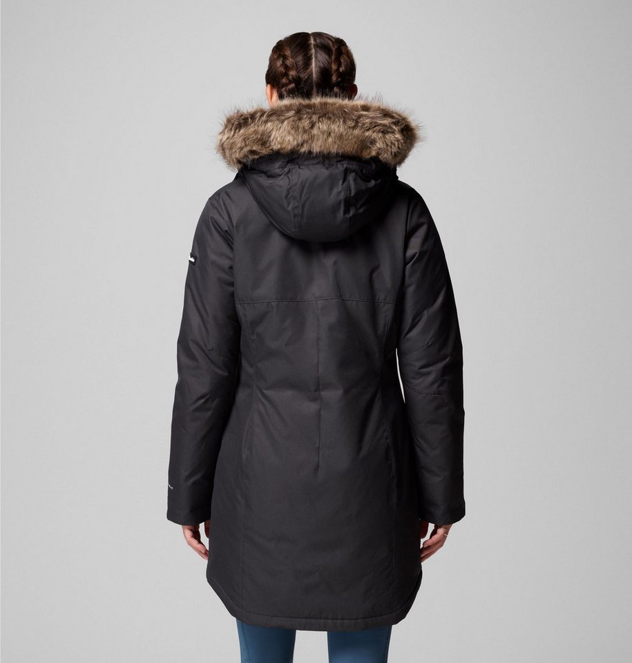 Columbia Parka SUTTLE MOUNTAIN LONG INSULATED JACKET sportlicher Parka, für Wandern und Trekking, mit Polyester-Wattierung – Bild 4 von 5
