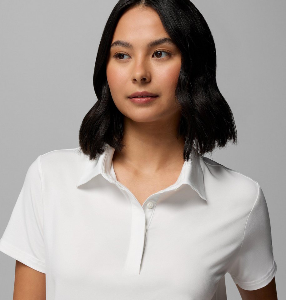 Columbia Poloshirt Kurzarm, aus Polyester und Elasthan, sportliche Passform – Bild 4 von 5