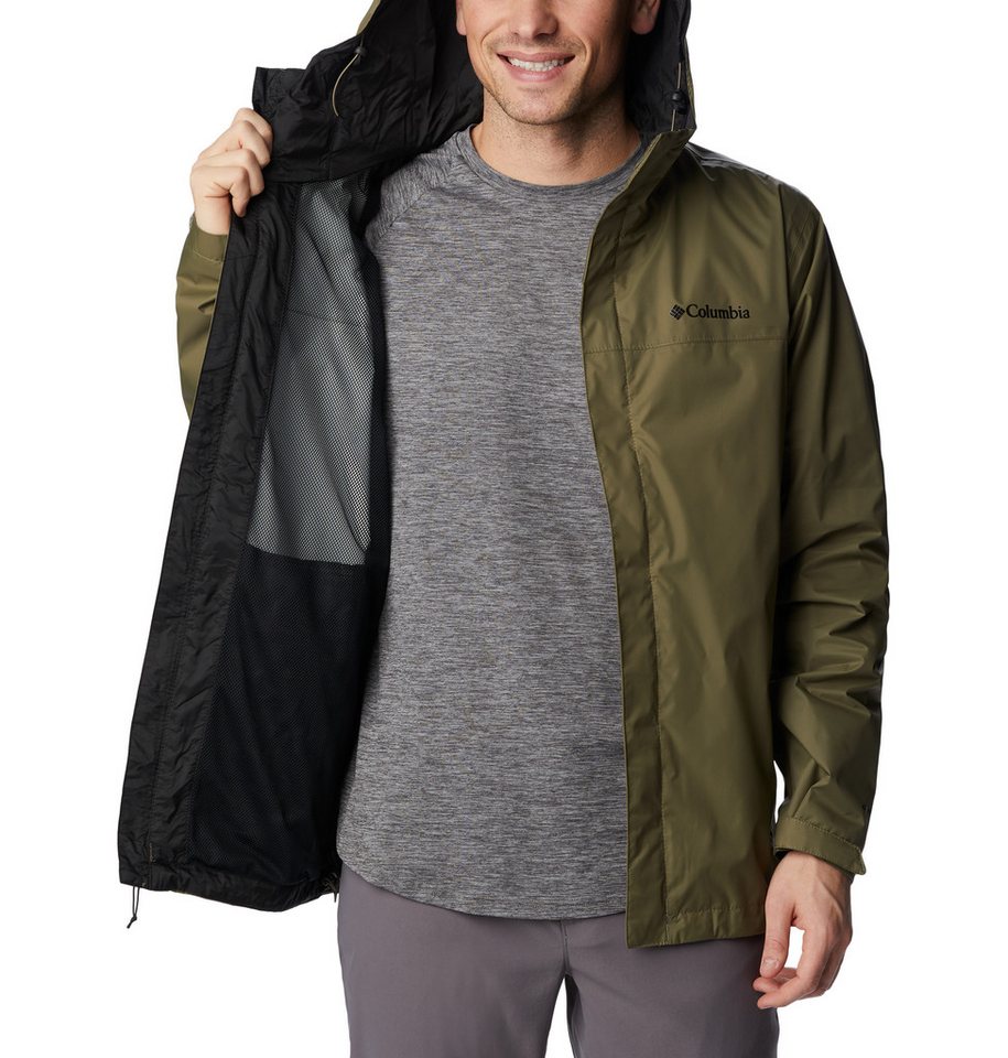 Columbia Regenjacke WATERTIGHT II JACKET mit Reißverschlusstaschen, wasserabweisendes Obermaterial aus Nylon – Bild 4 von 5