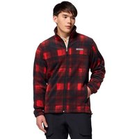 COLUMBIA Rollkragen Steens Mountain Printed Jacket, Größe L in Rot