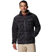 COLUMBIA Rollkragen Winter Pass Printed Fleece II, Größe XXL in Schwarz