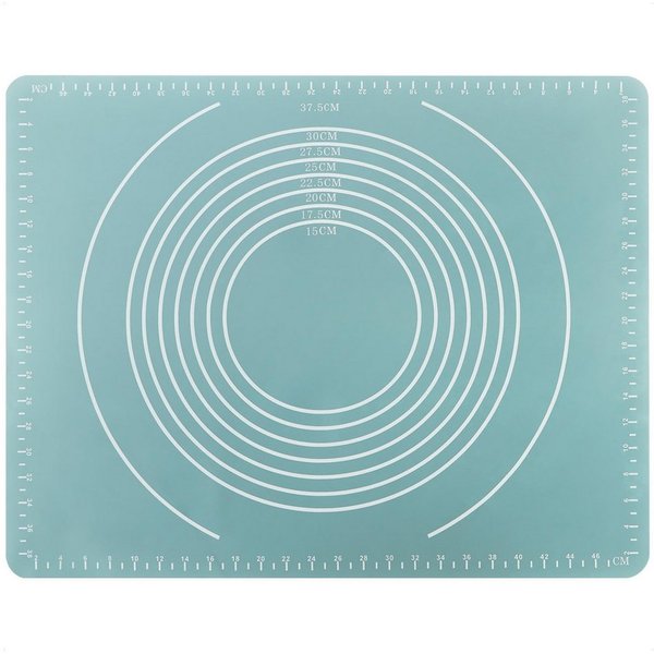 com-four Backmatte Silikon Backmatte - nachhaltige Alternative zu Backpapier, (1-tlg), rutschfeste Backunterlage für den Backofen