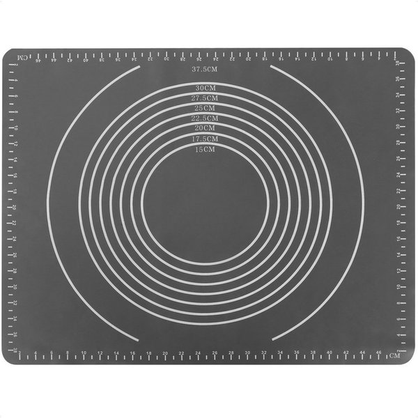com-four Backmatte Silikon Backmatte - nachhaltige Alternative zu Backpapier, (1-tlg), rutschfeste Backunterlage für den Backofen