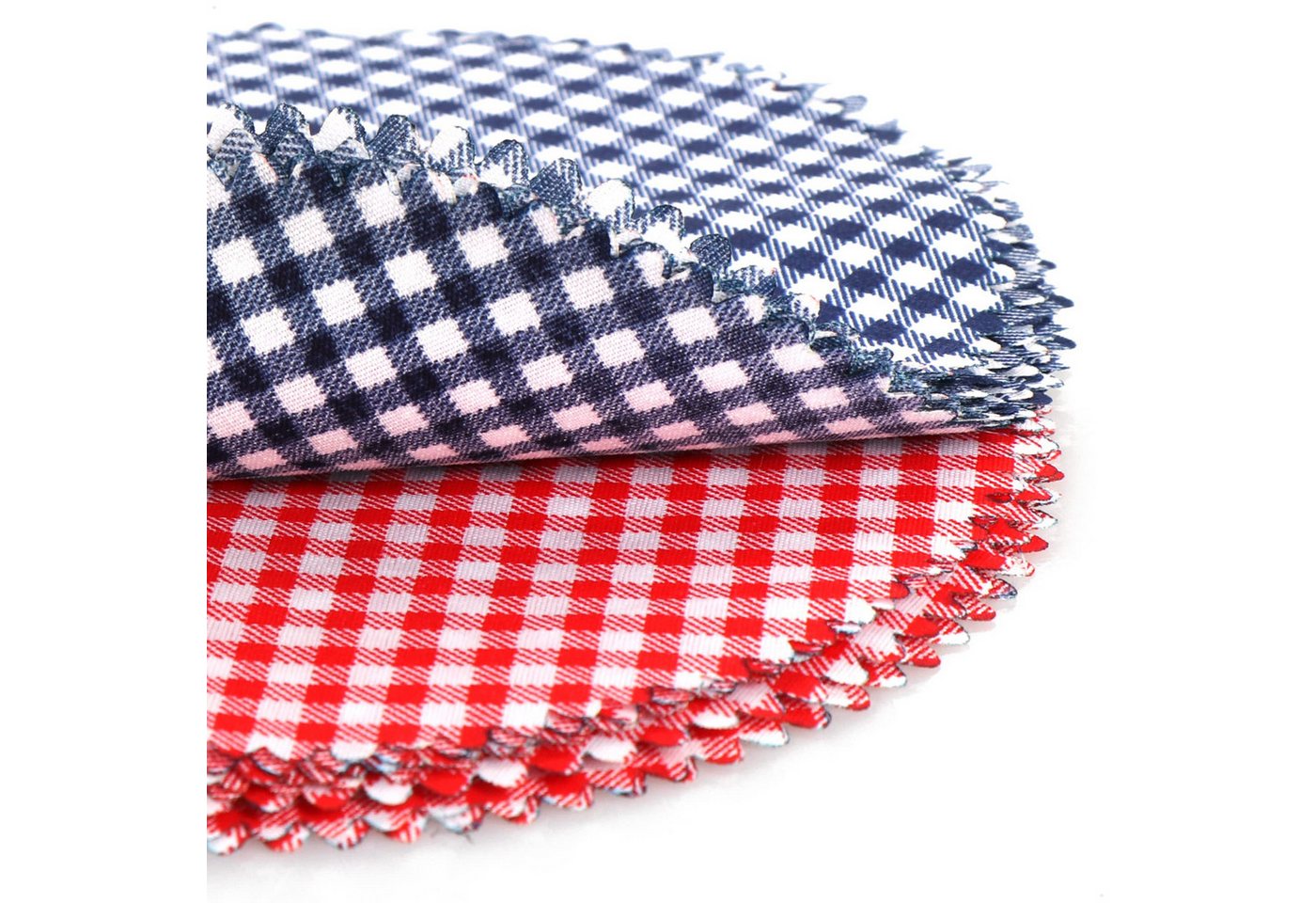 com-four Einmachglas Schmuckdeckchen für Einmachgläser - Marmeladen-Deckchen mit Gummis, (30-tlg) – Bild 4 von 5
