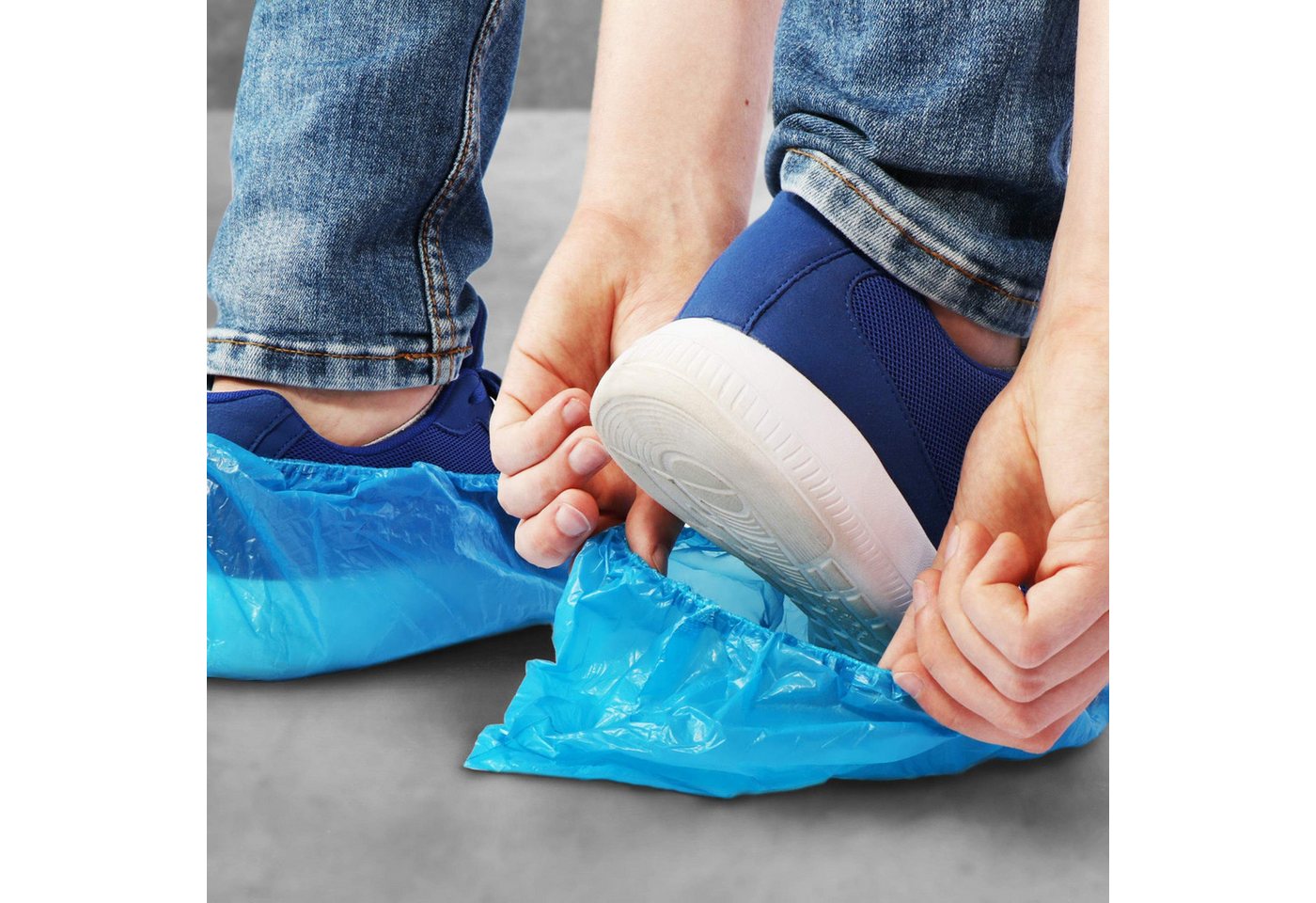com-four Schuhüberzieher Einweg Überziehschuhe (100-St) – Bild 2 von 5
