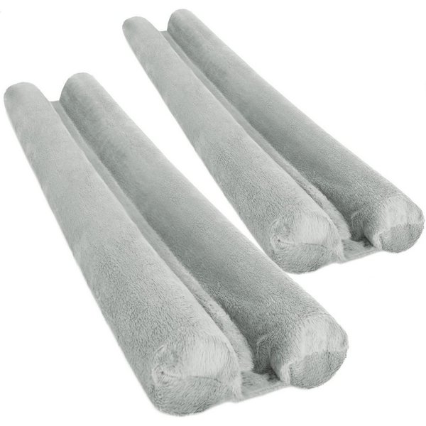 com-four Zugluftstopper Zugluftstopper für die Tür, 2-tlg., Mikrofaser Türbodendichtung
