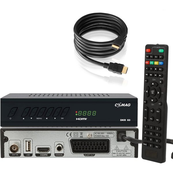 Comag COMAG DKR 60 HD digitaler Full HD Kabel-Receiver (PVR Ready, HDTV, Kabel-Receiver