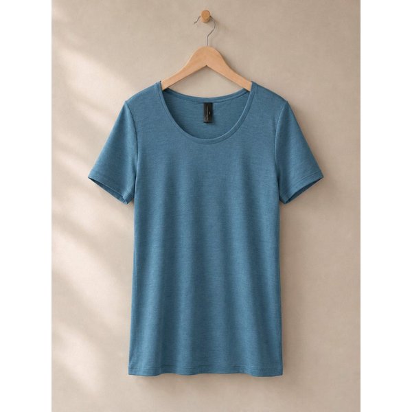 comazo Kurzarmshirt Merinowolle-Seide