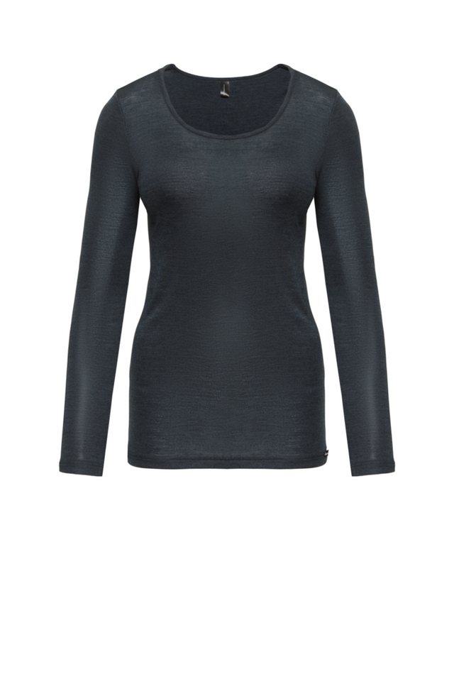 comazo Langarmshirt aus Merinowolle und Seide – Bild 3 von 5
