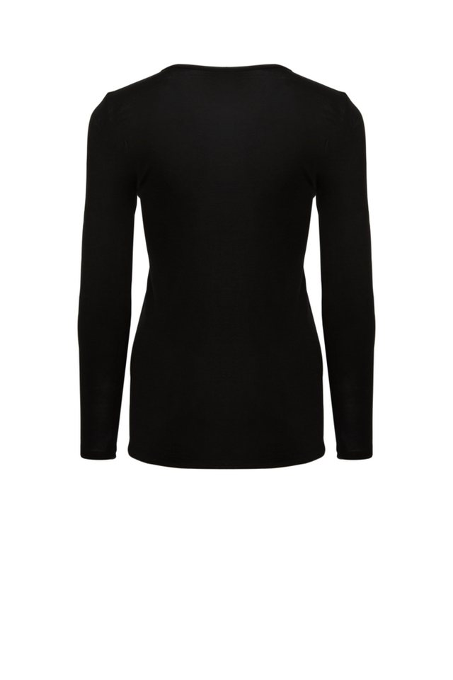 comazo Langarmshirt aus Merinowolle und Seide – Bild 4 von 4