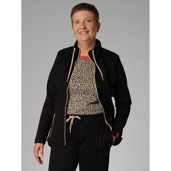 comazo Sweatjacke mit Stehkragen