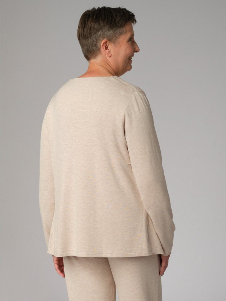 comazo Sweatjacke mit Wasserfallkragen – Bild 5 von 5