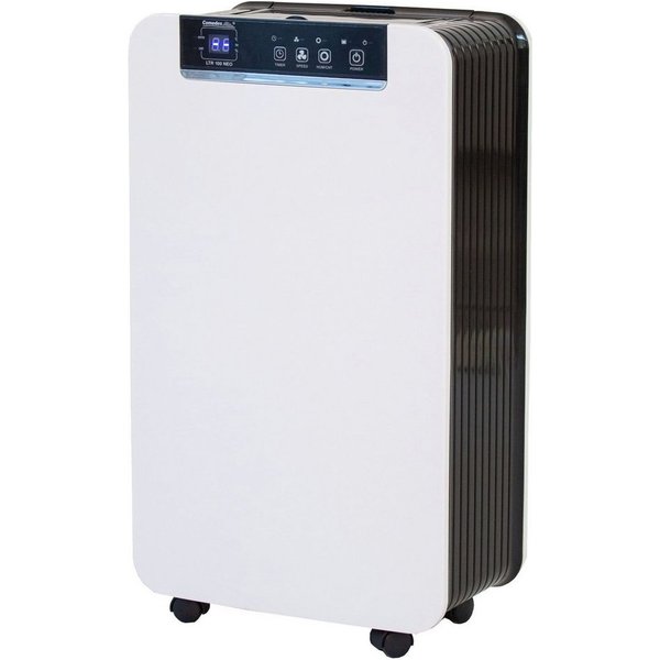 Comedes Luftentfeuchter LTR 100 NEO, für 58 m³ Räume, Entfeuchtung 12,00 l/Tag, Tank 1,50 l