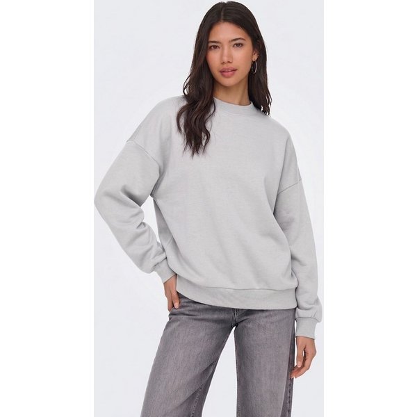 COMEOR Sweatshirt Damen Sweatshirt mit Rundhalsausschnitt Basic Pullover Oversize