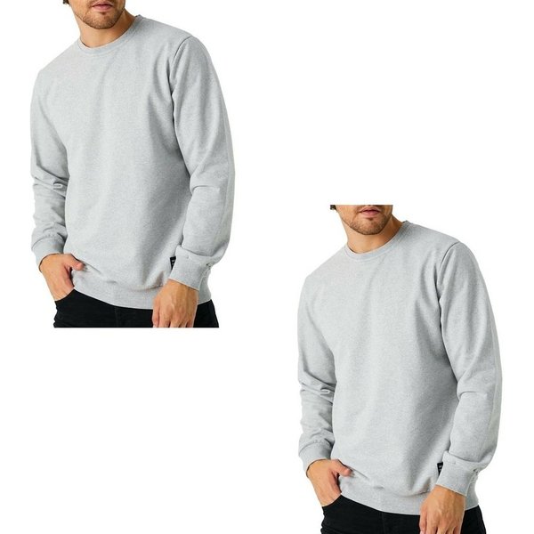 COMEOR Sweatshirt Herren Pullover bequeme Sweater (2-tlg) aus Baumwollmischung