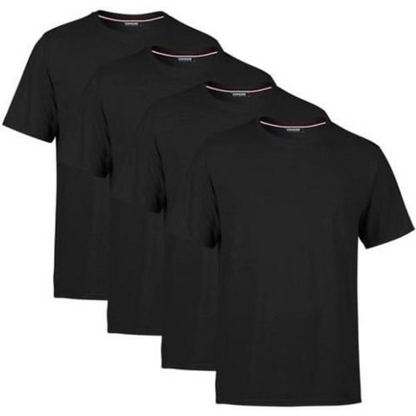 COMEOR T-Shirt Herren Basic T-Shirts Baumwolle (Packung, 4-tlg) mit gerader Ärmel Abschluss