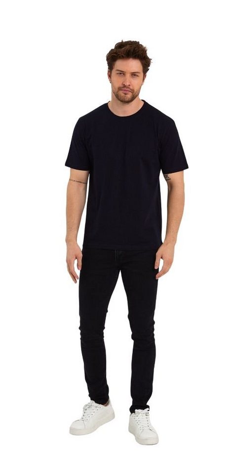 COMEOR T-Shirt Herren Basic T-Shirts Baumwolle (Packung, 1-tlg) mit gerader Ärmel Abschluss – Bild 3 von 5