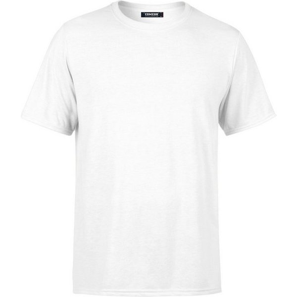 COMEOR T-Shirt Herren Basic T-Shirts Baumwolle (Packung, 1-tlg) mit gerader Ärmel Abschluss