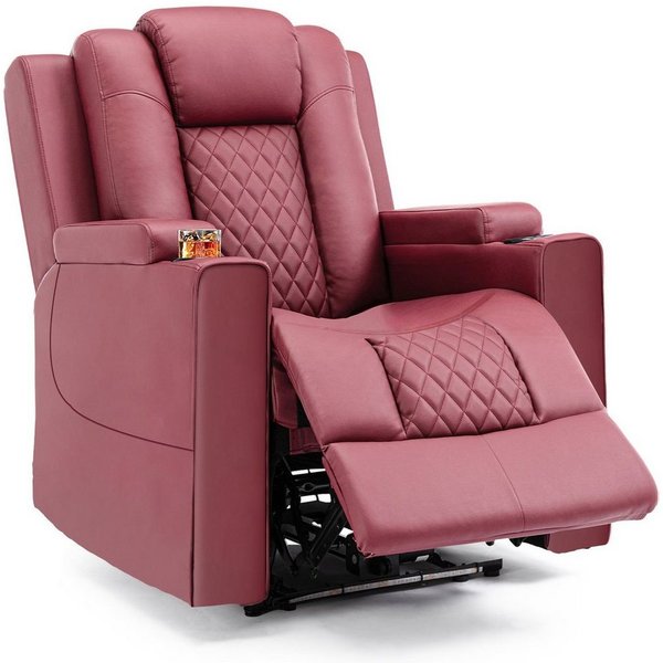 COMHOMA Relaxsessel Elektrisch Massagesessel mit Massagefunktion, LED, elektisch verstellbar