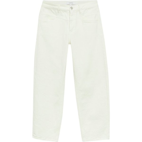 comma 5-Pocket-Jeans weiß,Casual,Baumwolle,Unifarben,Weit,Mittel