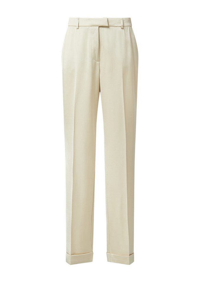 comma 7/8-Hose Hose Regular: Satinhose mit geradem Bein – Bild 2 von 5