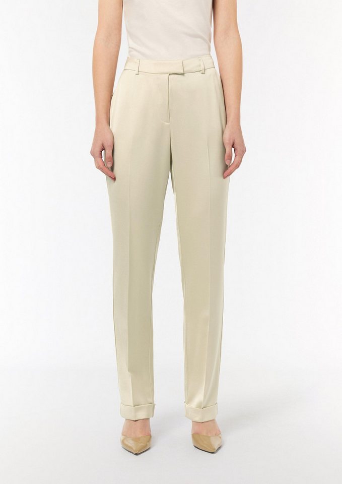 comma 7/8-Hose Hose Regular: Satinhose mit geradem Bein – Bild 4 von 5