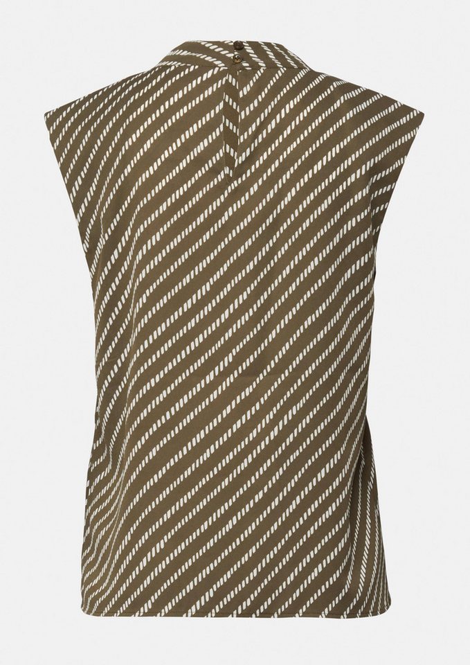 comma Blusentop Bluse Chiffon-Bluse mit subtilem Schulterpolster – Bild 3 von 5