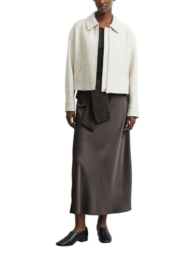 comma Bouclèjacke mit wärmender Wolle, kurze Passform – Bild 3 von 4