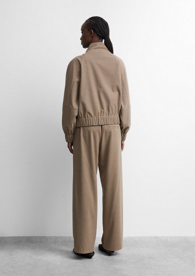 comma Chinos Hose Karohose mit Elastikbund – Bild 3 von 5