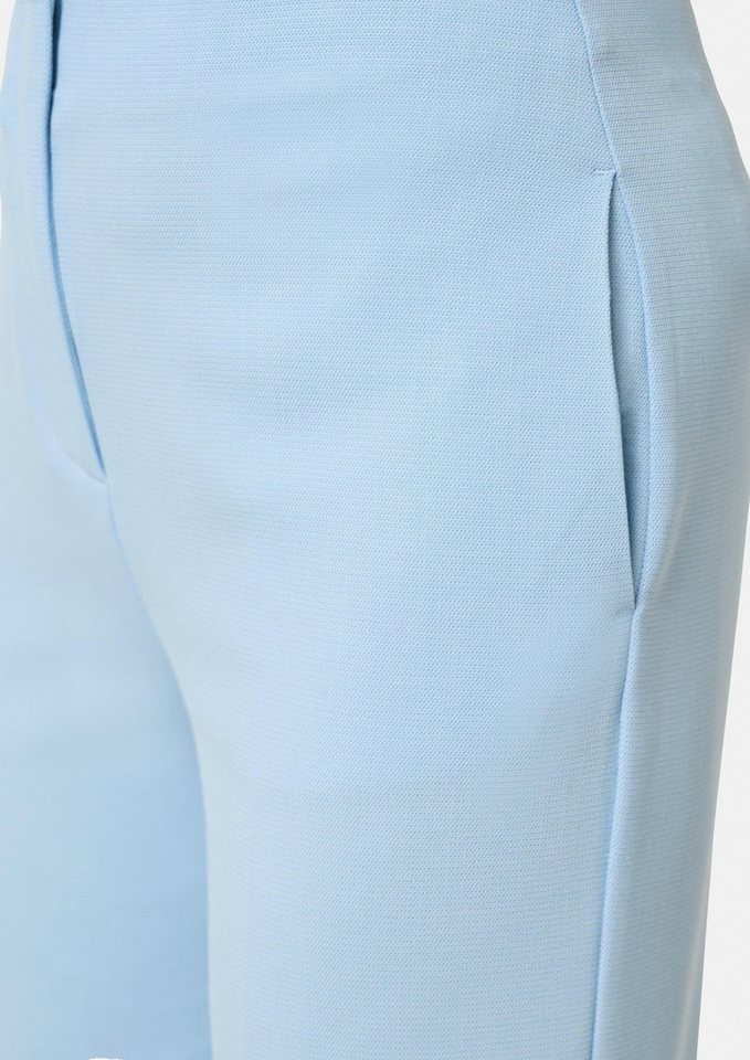 comma Chinos Hose Marlenehose aus Viskosemix mit Strukturmuster – Bild 4 von 5