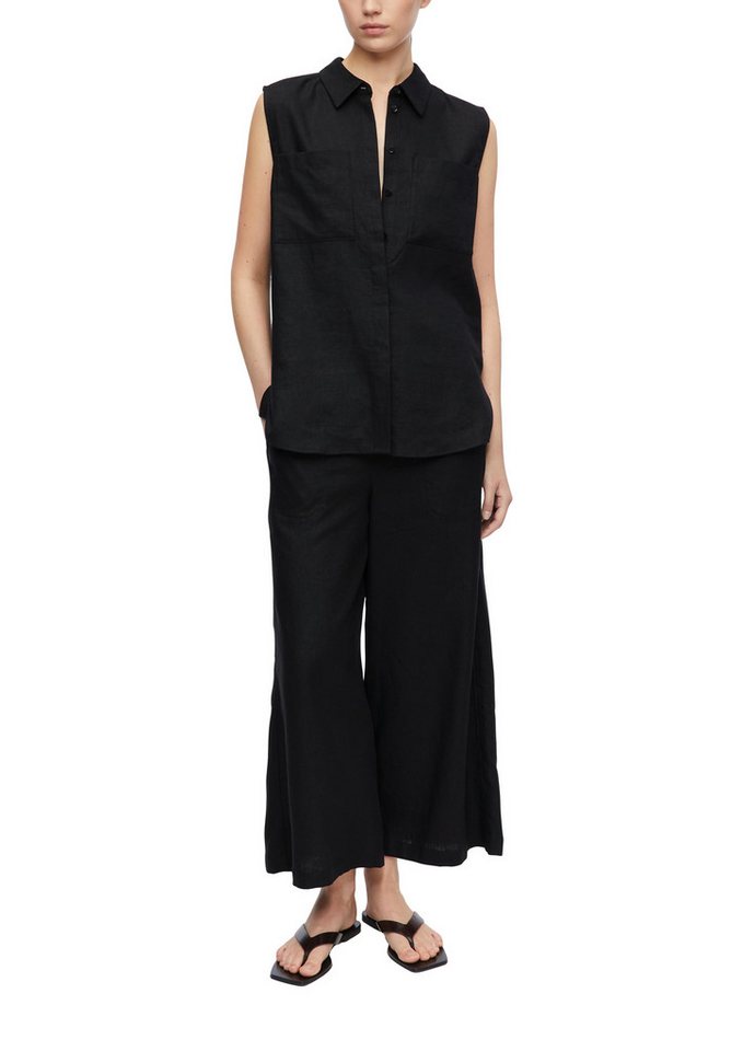 comma Hemdbluse mit Brust Taschen – Bild 3 von 4