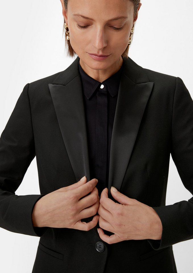 comma Jackenblazer Indoor-Blazer Taillierter Blazer – Bild 4 von 5