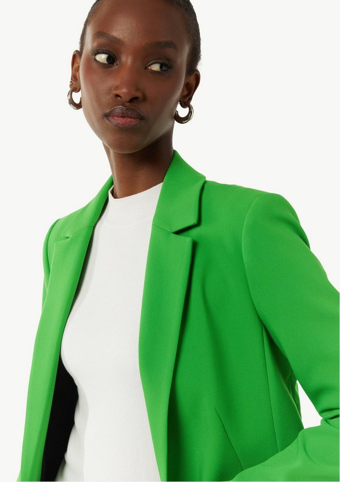 comma Jackenblazer Indoor-Blazer Taillierter Blazer mit Pattentaschen – Bild 4 von 5