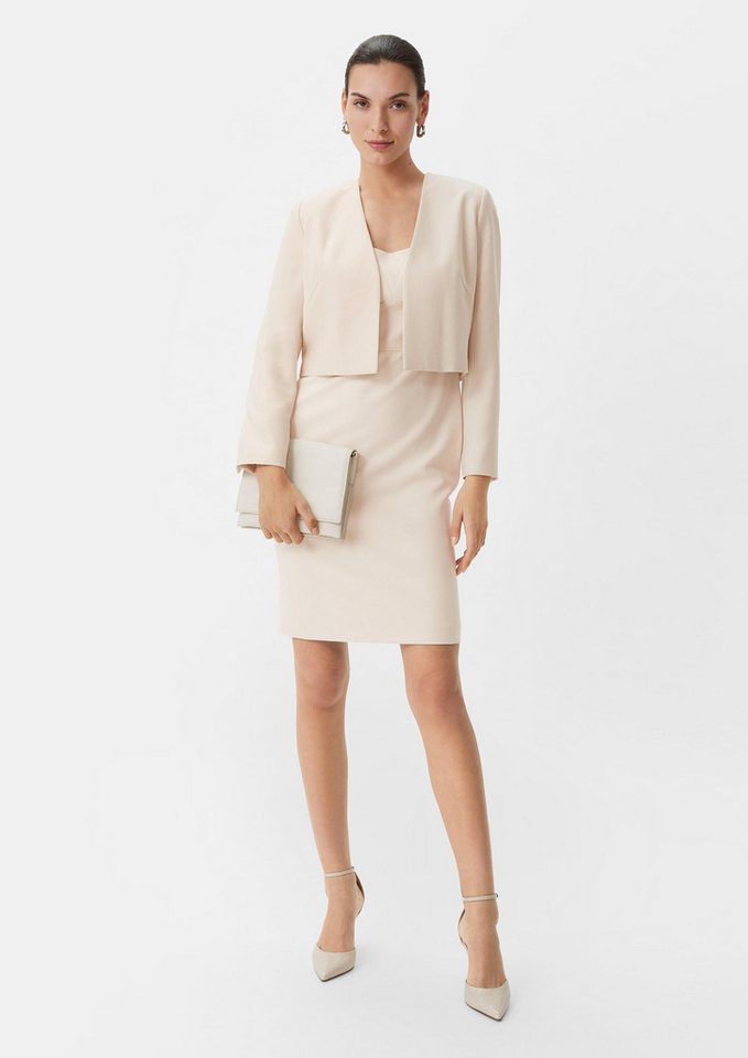 comma Jackenblazer Indoor-Bolero Bolero mit Taftfutter – Bild 5 von 5