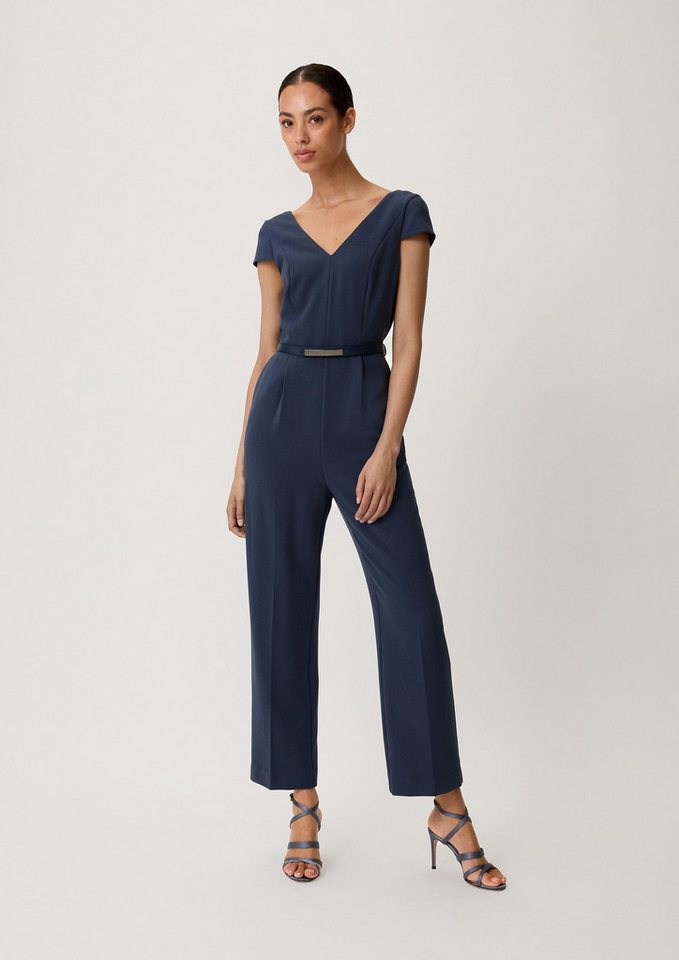 comma Jumpsuit Overall Overall aus Viskosemix – Bild 5 von 5