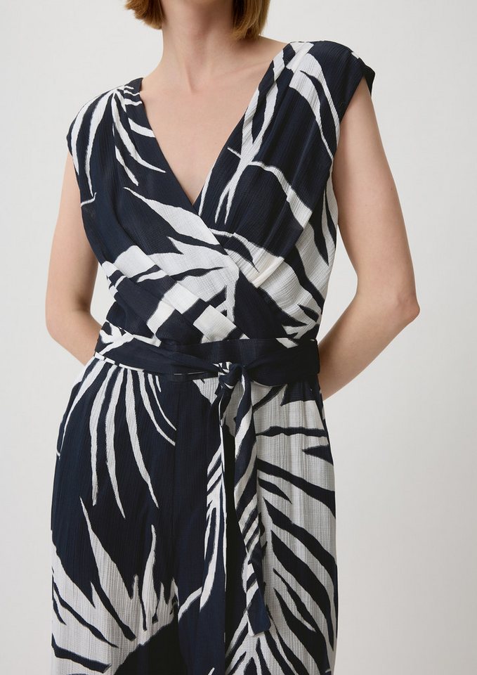 comma Jumpsuit Overall Jumpsuit aus Viskosemix – Bild 4 von 5