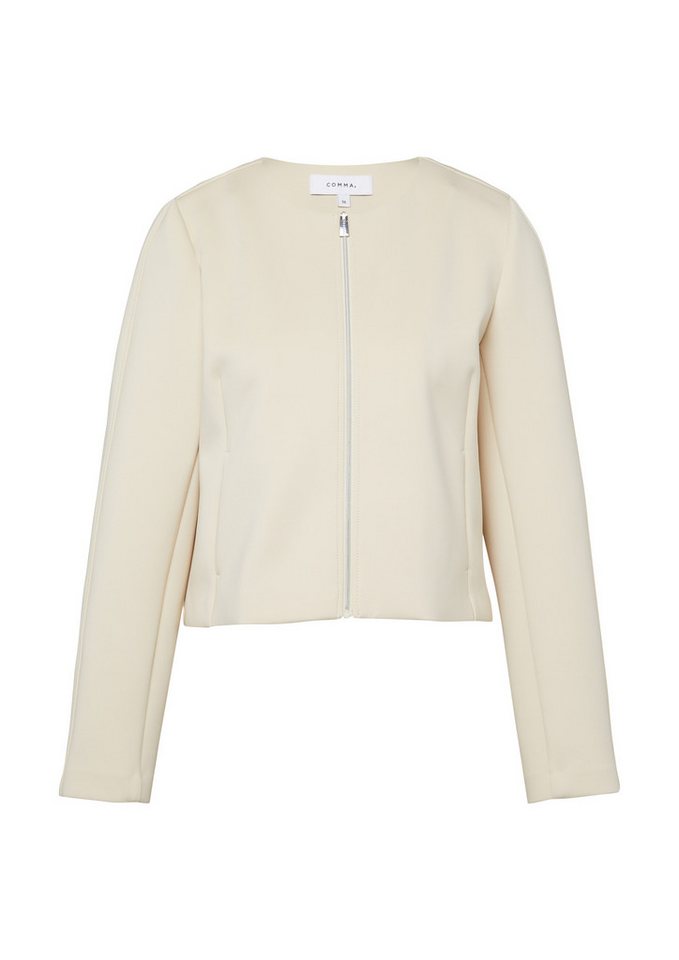 comma Kurzjacke aus weicher Scuba-Qualität - elastisch – Bild 4 von 4