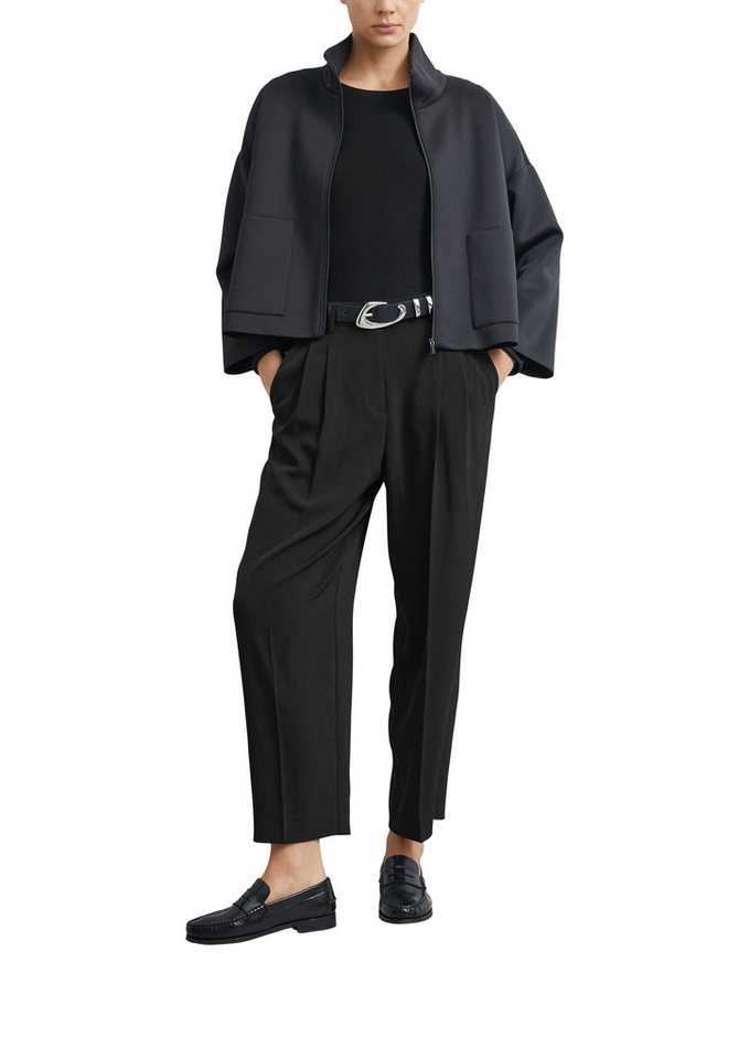 comma Langarmshirt mit U-Boot-Ausschnitt / leicht transparent – Bild 3 von 4