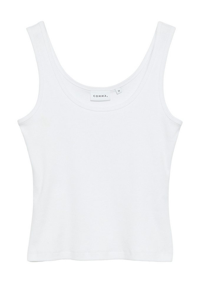 comma Ripptanktop mit Rippstruktur – Bild 4 von 4