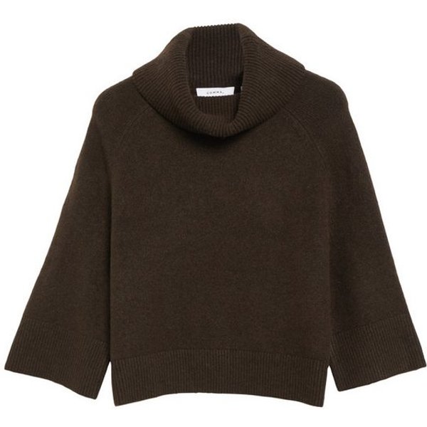 comma Rollkragenpullover / Poncho-Pullover mit weitem Kragen, Loose Fit