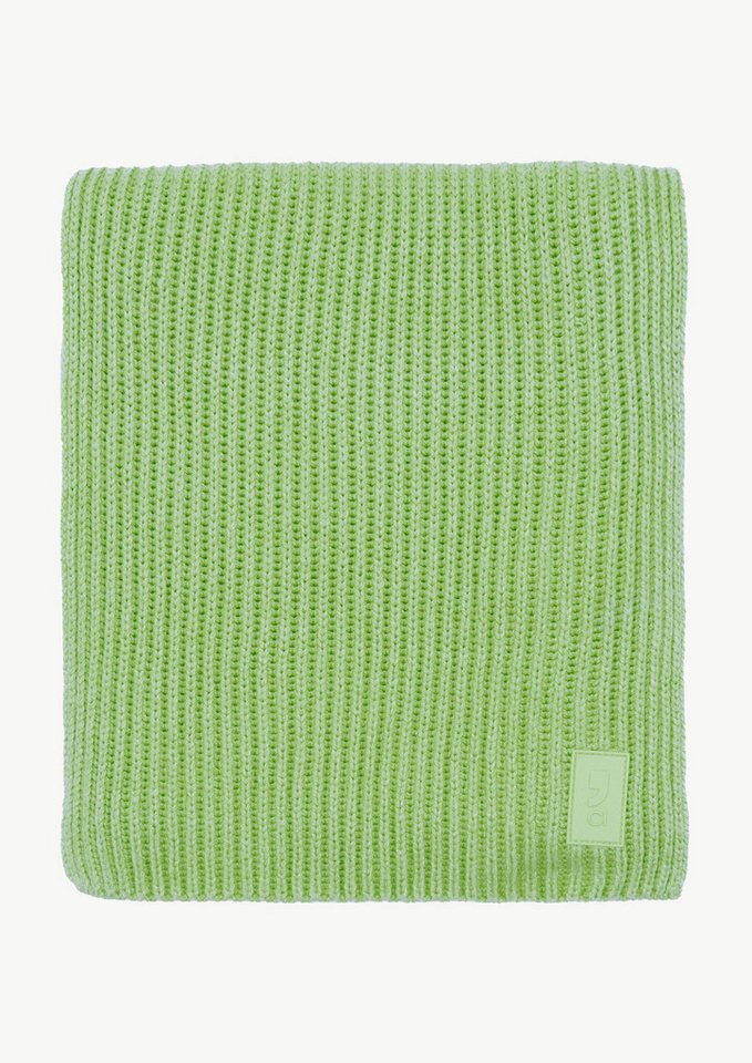 comma Schal Tuch, Gerippter Schal mit Label-Patch aus Wollmix – Bild 3 von 4
