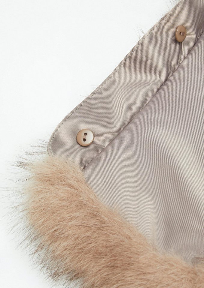 comma Schal Tuch, Fake-Fur-Kragen – Bild 3 von 4