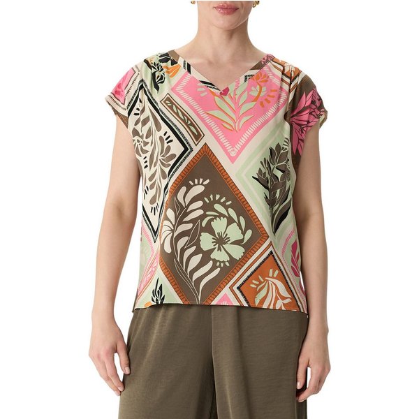 comma Shirtbluse mit All-Over Print