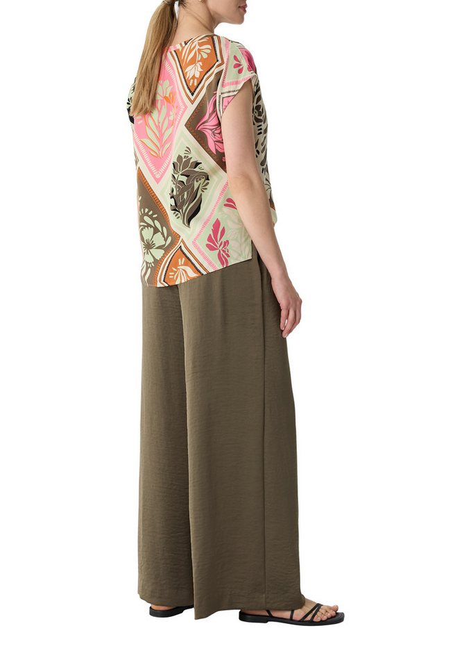 comma Shirtbluse mit All-Over Print – Bild 4 von 4