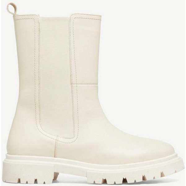 comma Stiefel Chelseaboots Lederstiefel mit Profilsohle