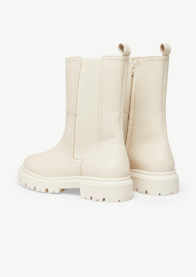 comma Stiefel Chelseaboots Lederstiefel mit Profilsohle – Bild 2 von 3