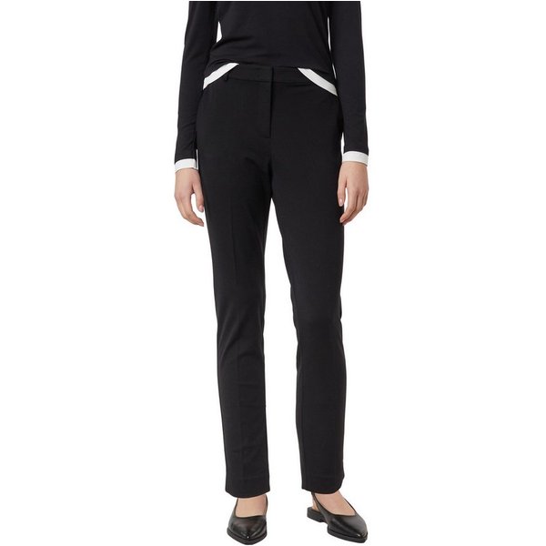 comma Stoffhose mit Bundfalte und Viskose-Stretch