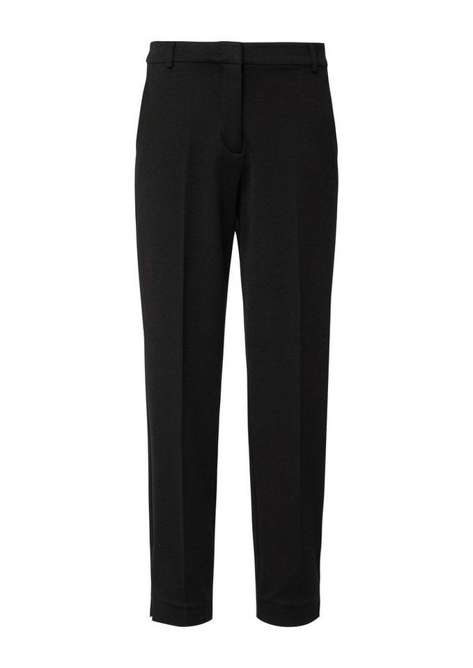 comma Stoffhose mit Bundfalte und Viskose-Stretch – Bild 3 von 4
